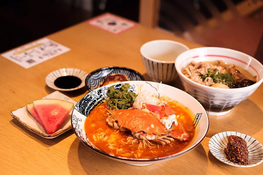 Meal time at Ichikokudo