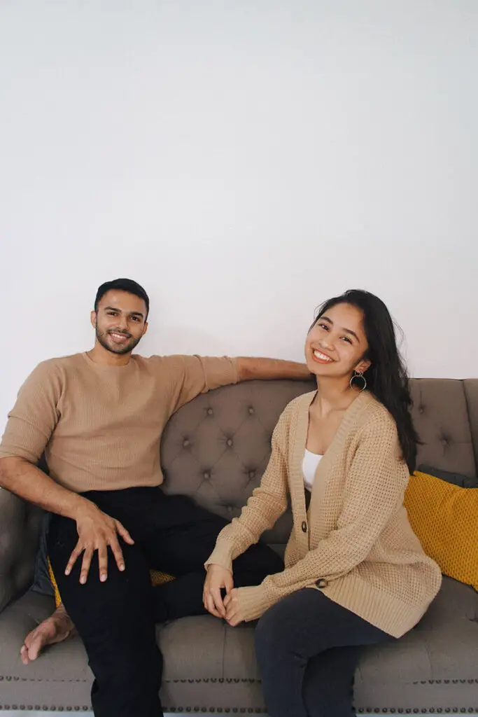 Safeel and Qistina, co-owners of Seriously Hummus