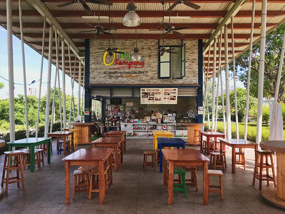 O'My Kampong open air eatery in Sengkang