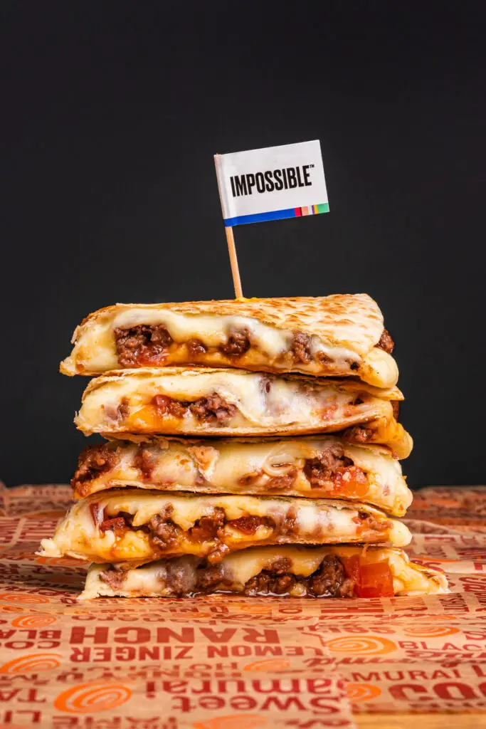Impossible Quesadilla at Wing Zone