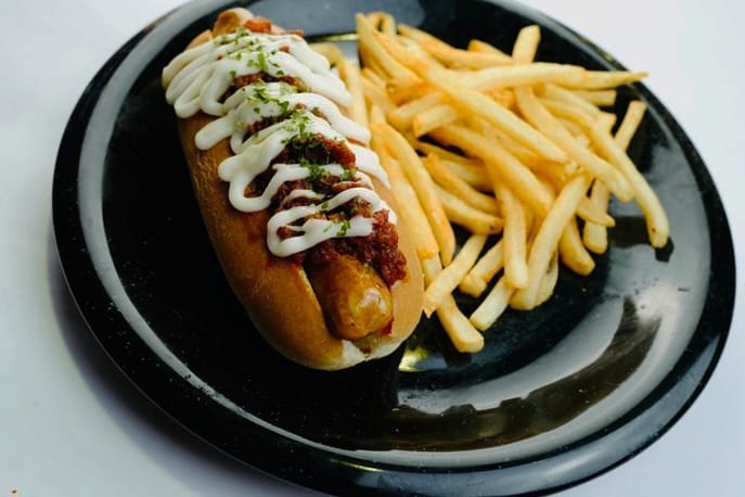 Brostern Sambal Beef Hotdog