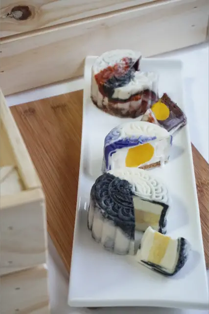 Ice Cream mooncakes by Three's A Crowd