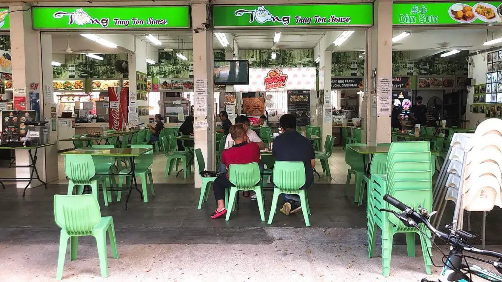 Perghchicks in Tang Tea House at Jurong West