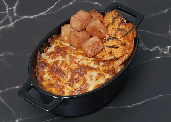 Kimchi Chicken Cheese Baked Rice