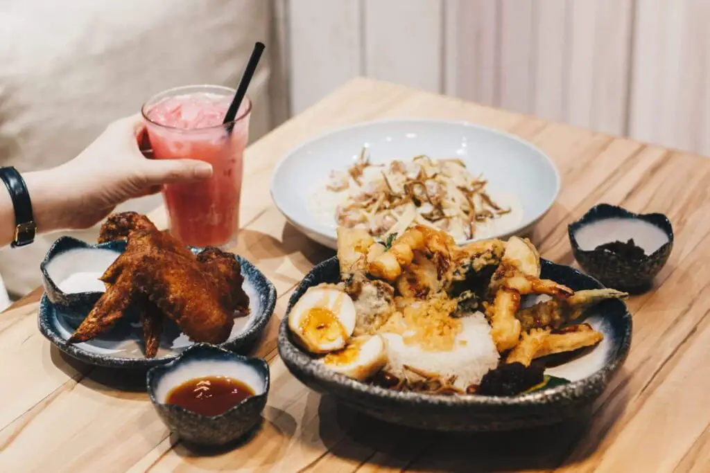Food at Nasi Coco