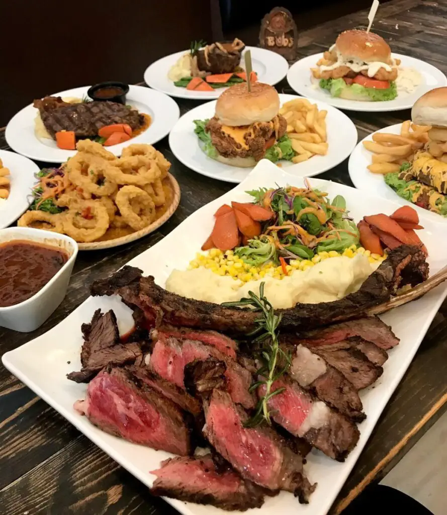 Western dishes at T Bob's Corner