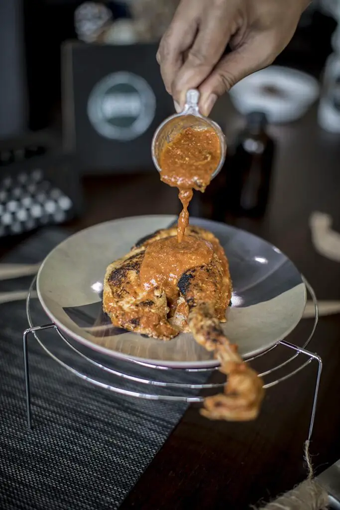 Charred Half Chicken