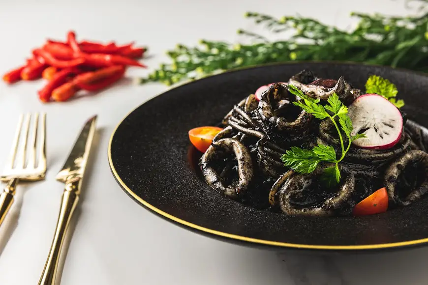 Squid Ink Spaghetti
