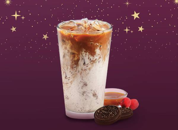 salted caramel cookies and cream