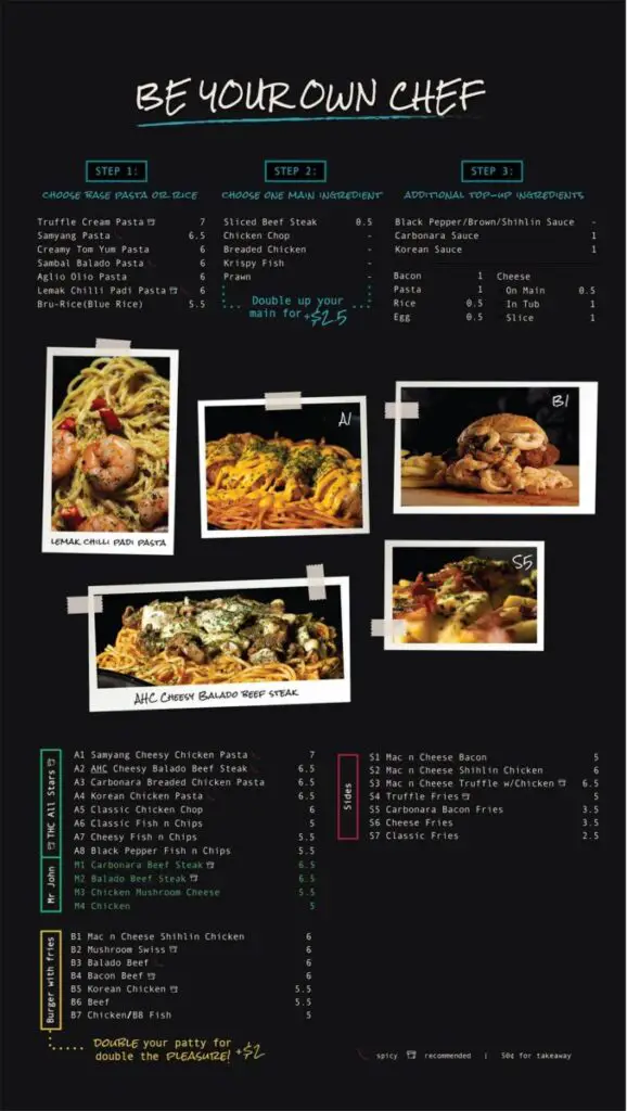 DIY pasta at The Halal Corner Yishun